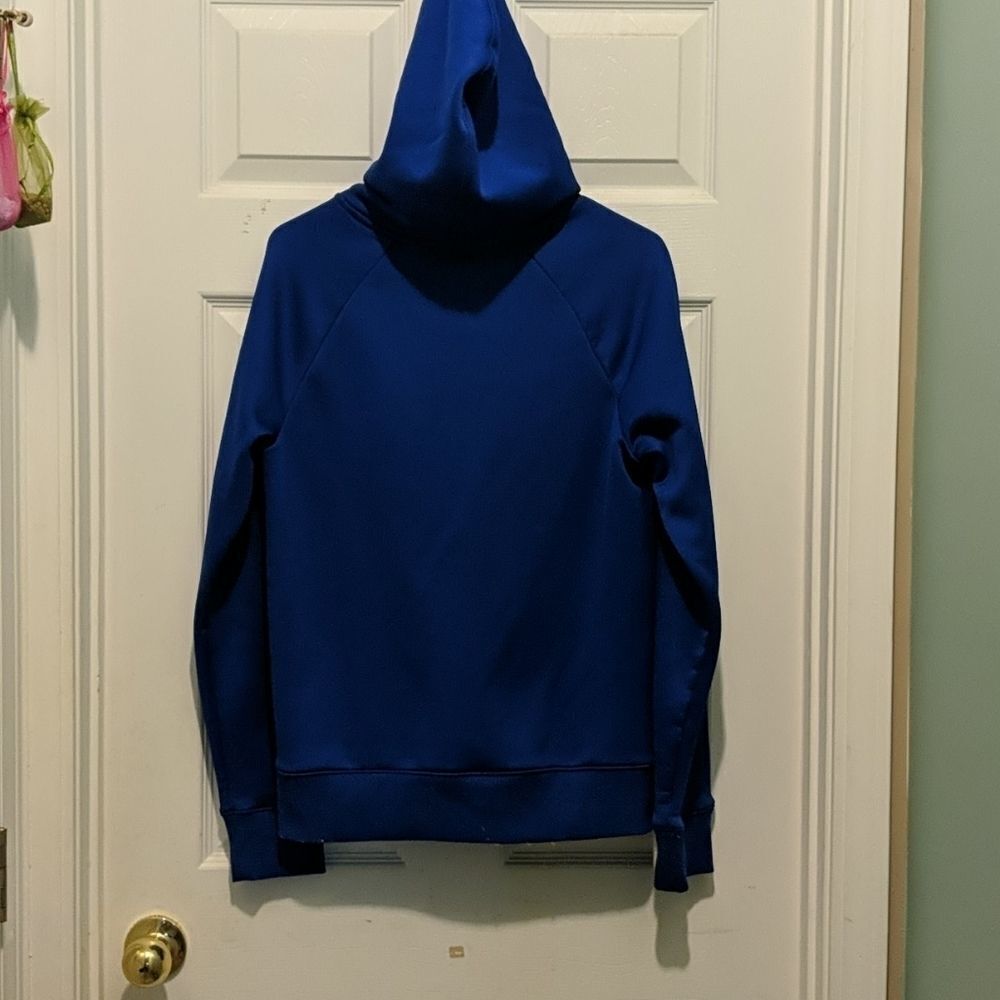 Under Armour cold gear royal blue hoodie Sz M - Picture 5 of 6